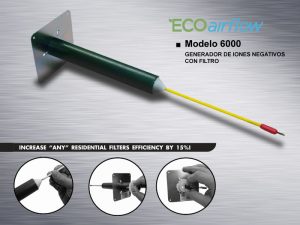 ECOairflow Modelo 6000 (GENERADOR DE IONES NEGATIVOS)